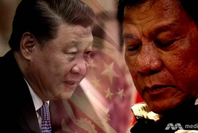 Chính sách Trung Quốc của Tổng thống Philippines Rodrigo Duterte được đánh giá là đã thất bại. (Ảnh: CNA)