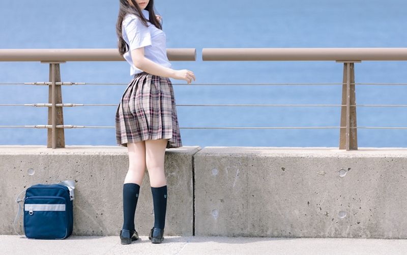 Đầm đồng phục học sinh Nhật Bản D093 - Chân váy | ThờiTrangNữ.vn