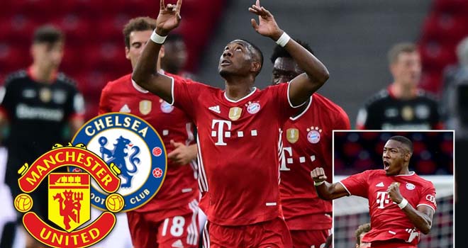 MU và Chelsea đang tranh giành David Alaba