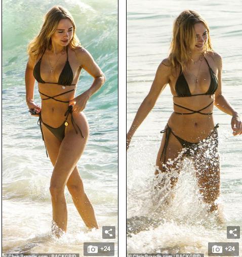 Kimberley Garner đẹp như tạc tượng với bikini - 14