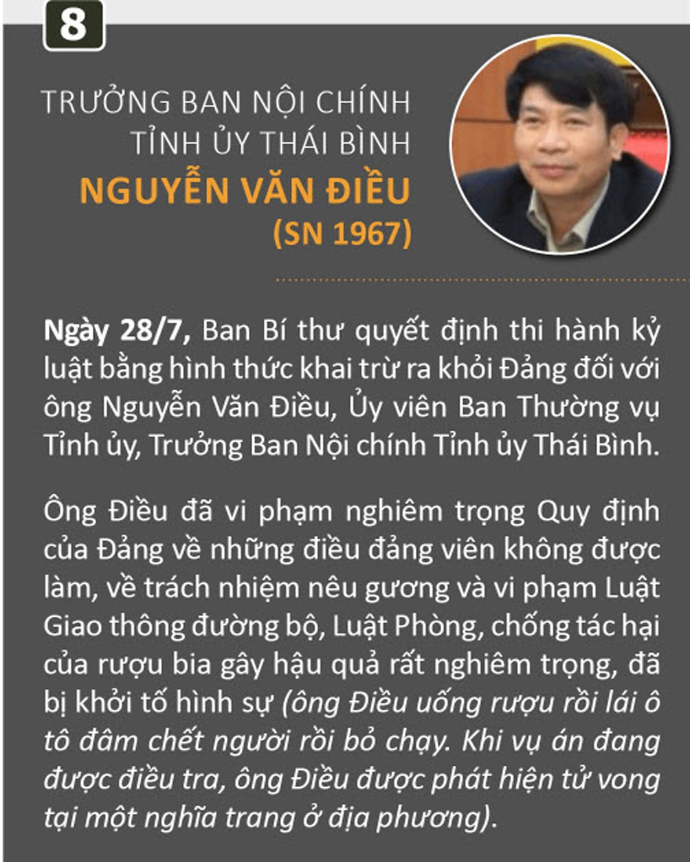 Infographic: Những cán bộ cấp cao bị kỷ luật trong năm 2020 - 4