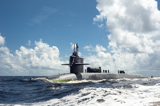 Tàu ngầm hạt nhân lớp Ohio, USS Georgia của Mỹ.