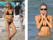  ' Biểu tượng gợi cảm '  Charlotte McKinney quyến rũ nổi bật ở biển