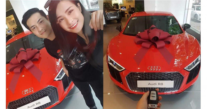 Đông Nhi - Ông Cao Thắng sở hữu chiếc siêu xe Audi R8 V10 Plus.