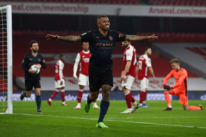 Man City vừa hạ Arsenal với tỉ số 4-1