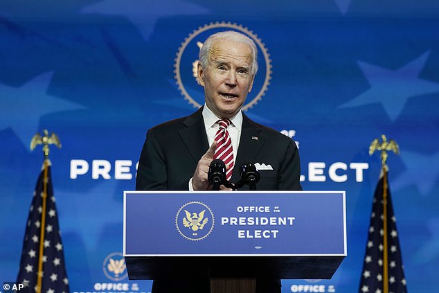 Tổng thống Mỹ đắc cử Joe Biden.