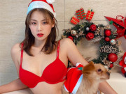 Thời trang - Đêm Noel, nhiều cô nàng gây sốc vì mặc bạo đến mức phản cảm