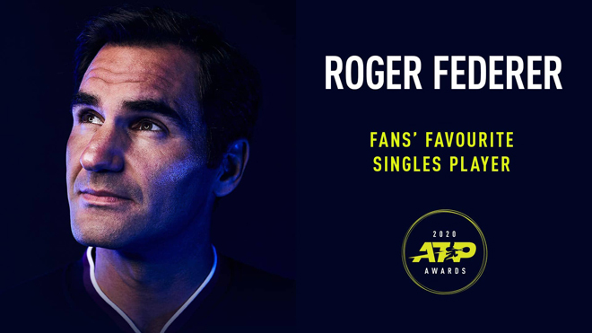 Federer có lần thứ 18 liên tiếp nhận giải ATP Fans Favorite Award