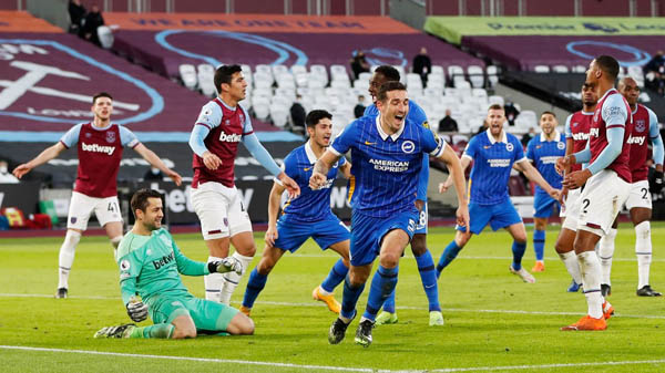 Trực tiếp bóng đá West Ham - Brighton: Đỉnh điểm hấp dẫn (Hết giờ) - 5