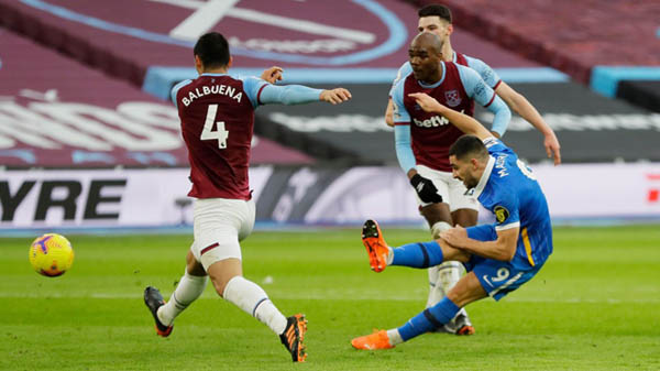 Trực tiếp bóng đá West Ham - Brighton: Đỉnh điểm hấp dẫn (Hết giờ) - 3