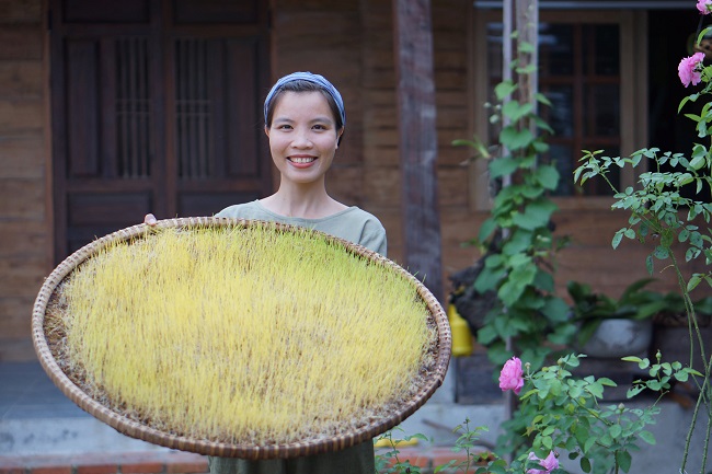 Tâm An còn tự làm mạch nha từ mầm lúa và xôi nếp để bán.