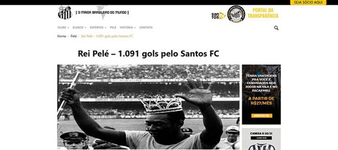 Santos khẳng định Pele đã ghi 1.091 bàn thắng cho họ và Messi ở Barca chưa thể phá siêu kỷ lục của "Vua bóng đá"