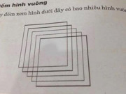 Bạn trẻ - Cuộc sống - &quot;Rối não&quot; trước bài toán lớp 2 &quot;trong ảnh có bao nhiêu hình vuông&quot;, tìm đáp án &quot;mất nửa thanh xuân&quot;