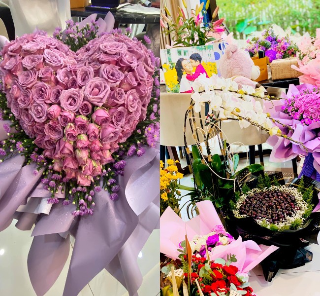 Vào ngày sinh nhật Nhật Kim Anh, Ti Ti liên tục đăng tải những câu lãng mạn, mùi mẫn, thậm chí còn chụp ảnh bó hóa hồng kết hình trái tim và dòng chữ “yêu em”. Sau đó, Nhật Kim Anh vô tình để lộ một bó hoa giống hệt khi khoe quà sinh nhật.
