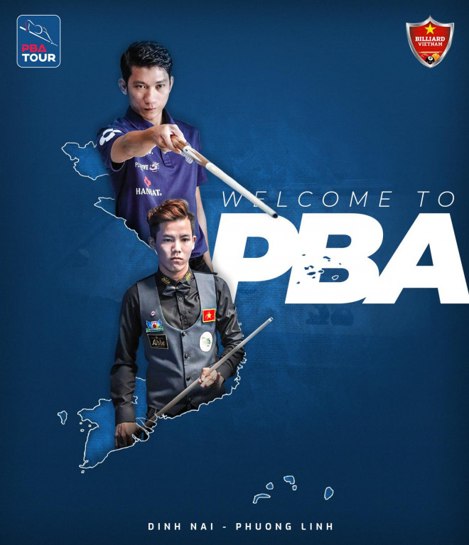 Hai cơ thủ Ngô Đình Nại và Phương Linh đang tham dự PBA Tour tại Hàn Quốc&nbsp;