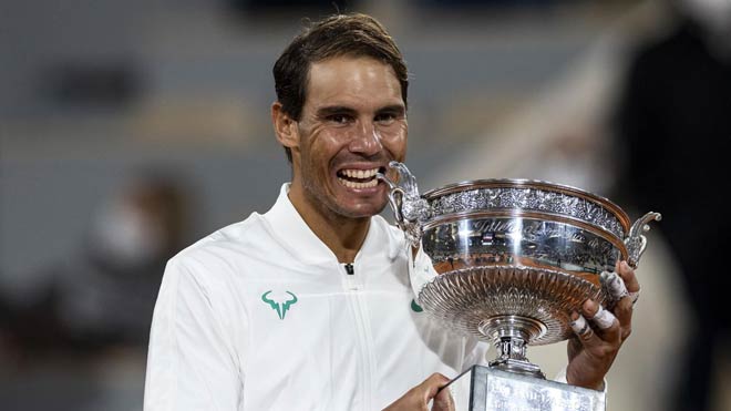 Nadal đã 13 lần vô địch đơn nam Roland Garros