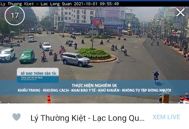 Giao lộ đường Lý Thường Kiệt và Lạc Long Quân.