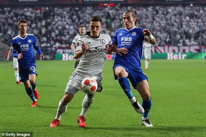 Leicester thua sốc&nbsp;Legia Warsaw