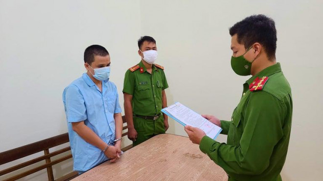 Công an quận Liên Chiểu thực hiện lệnh bắt tạm giam Trương Thanh Toàn