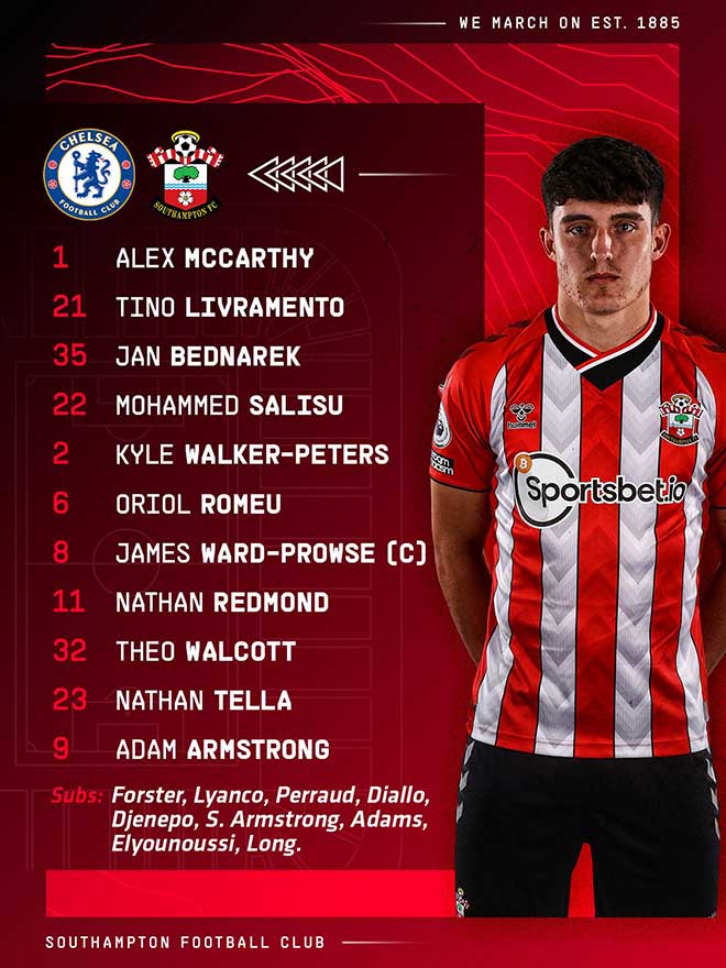 Trực tiếp bóng đá Chelsea - Southampton: 2 bàn thua chốt hạ (Vòng 7 Ngoại hạng Anh) (Hết giờ) - 4