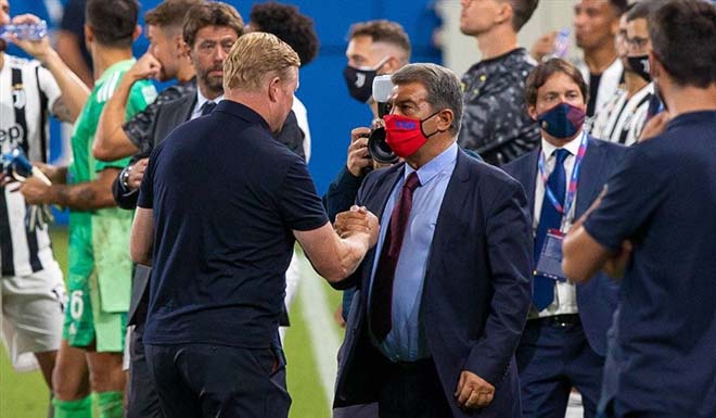 Theo báo chí Tây Ban Nha, đã có một thỏa thuận ngầm giữa HLV Koeman và Chủ tịch Laporta