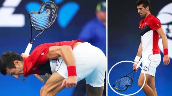 Djokovic thường để lại ấn tượng xấu vì tính khí nóng nảy cùng "sở thích" đập vợt