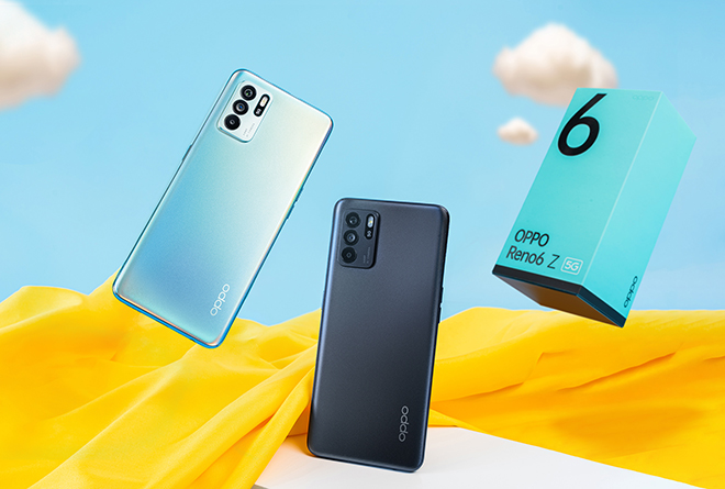 Thiết kế của Oppo Reno 6Z 5G bắt mắt hơn.