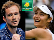 Thể thao - Kết quả thi đấu đơn nam, đơn nữ giải tennis Indian Wells Masters 2021