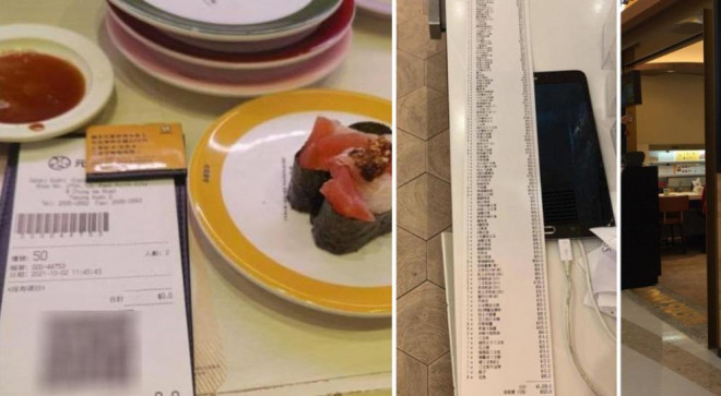 Thanh niên khoe ảnh đi ăn sushi lên một nhóm Facebook. Ảnh: DS Daily.