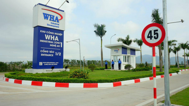 Khu công nghiệp WHA Industrial Zone 1 tại Nghệ An.