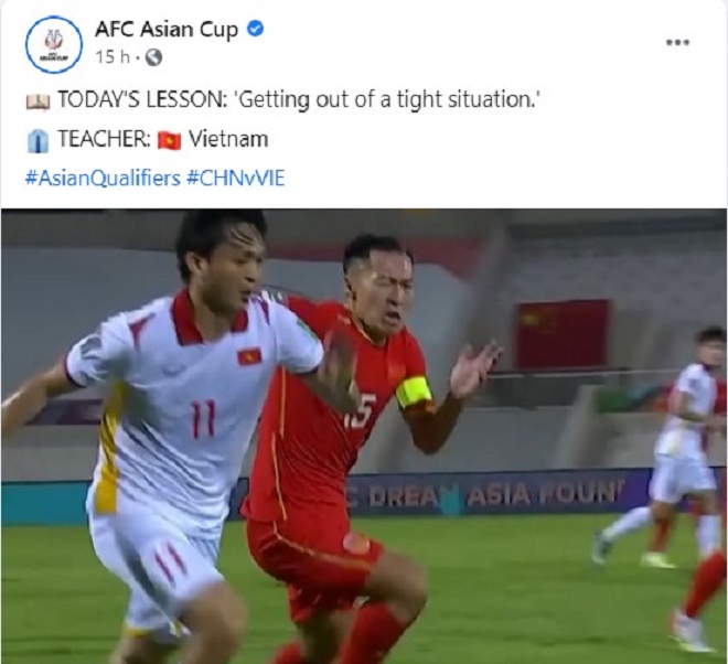 AFC ví&nbsp;ĐT Việt Nam như&nbsp;"bậc thầy"