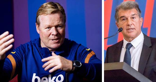 Koeman không hài lòng với áp lực mà Chủ tịch&nbsp;Laporta&nbsp;đặt ra với ông