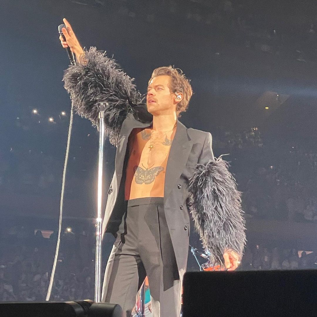 Harry Styles xứng danh biểu tượng thời trang trong tour diễn đình đám - 1