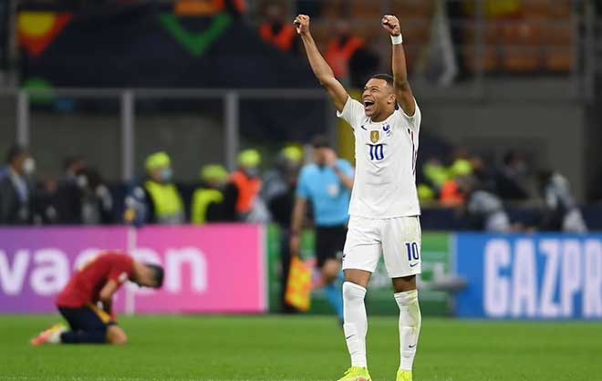 Với riêng Mbappe, ngôi sao thuộc biên chế PSG đã tham gia vào 4 bàn thắng ở các loạt trận bán kết và chung kết Nations League mùa này (ghi 2 bàn, kiến tạo 2 bàn), nhiều nhất trong số các cầu thủ còn lại.