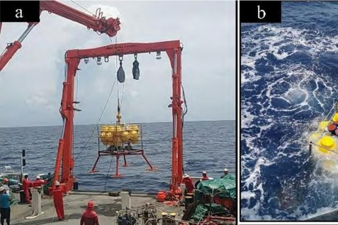 Biển Đông: TQ thử nghiệm thiết bị phát hiện 'sóng nội' - mối nguy cho tàu ngầm. Ảnh:&nbsp;EARTH SCIENCE FRONTIERS