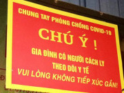 Tin tức trong ngày - Giám sát chặt, có thể treo biển trước cửa nhà người từ TP HCM, Đà Nẵng về Hà Nội