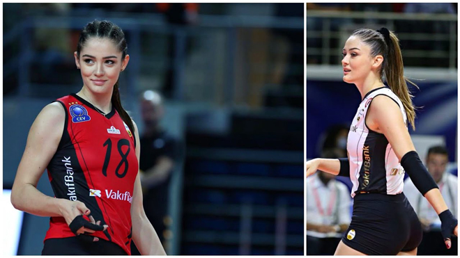 1. Zehra Gunes (22 tuổi) cao 1m98 chơi cho CLB Vakıfbank Istanbul, vẫn là nhân vật số 1 về tài năng và sắc đẹp của bóng chuyền Thổ Nhĩ Kỳ