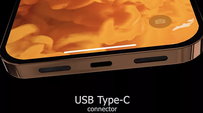 Cổng USB Type C sẽ thay thế cho cổng Lightning.