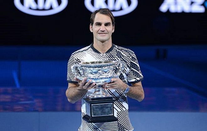 Federer từng vô địch Australian Open 2017 với tư cách là hạt giống số 17