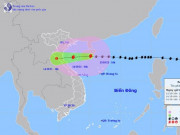 Bão số 8 bán kính ảnh hưởng rất rộng, bắt đầu gây mưa lớn trên đất liền
