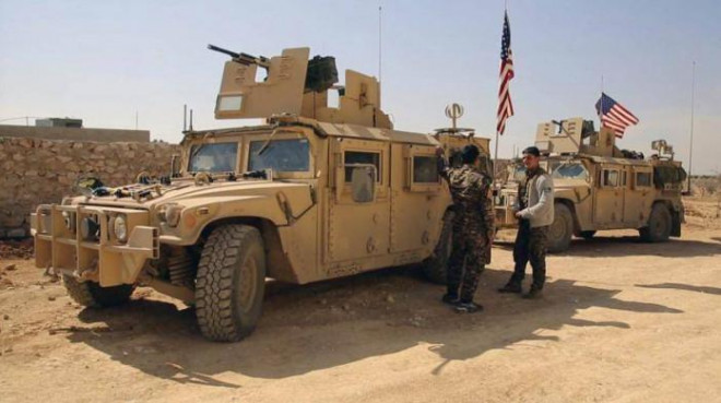 Căn cứ Al-Tanfe ở Syria nơi Mỹ đang đóng quân.