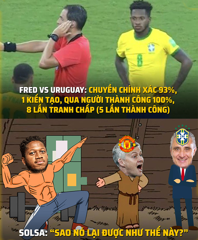 Solsa ngỡ ngàng với phong độ hủy diệt của Fred ở ĐT Brazil.