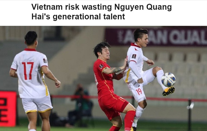 Chuyên gia của ESPN: "Việt Nam có nguy cơ lãng phí tài năng của Quang Hải"