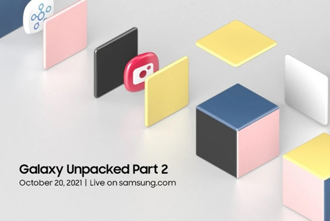 Sự kiện Galaxy Unpacked Part 2 sẽ diễn ra vào ngày 20/10 tới.