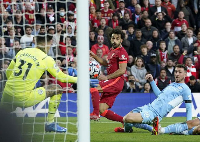 Bàn thắng đẳng cấp của Salah trong trận đại chiến Liverpool - Man City