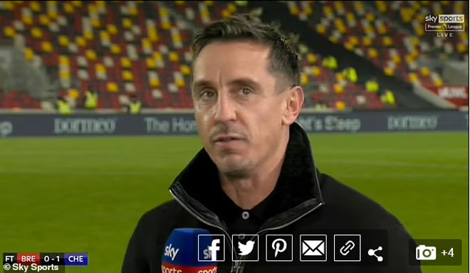 Huyền thoại MU Gary Neville tin Chelsea có thể vô địch Ngoại hạng Anh mùa này