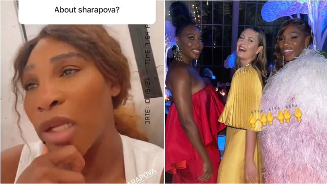 Chị em nhà Williams gặp Sharapova ở sự kiện thời trang Met Gala tháng trước