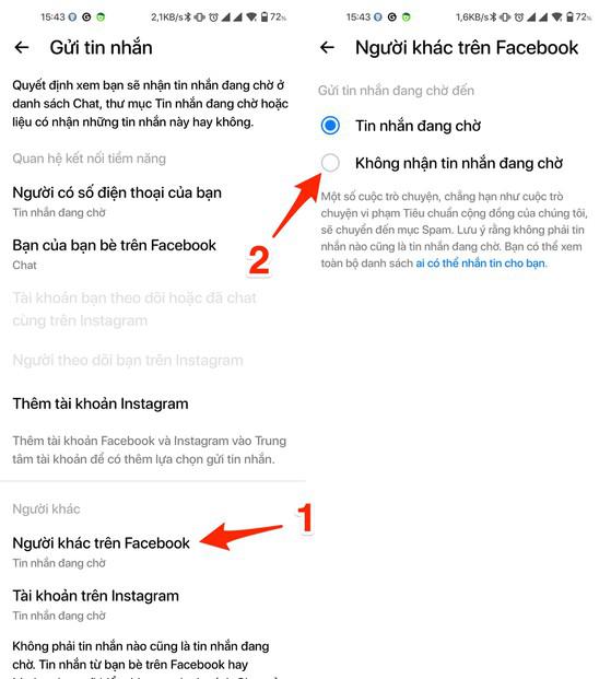 Cách chặn tin nhắn từ người lạ trên Messenger và Zalo - 3