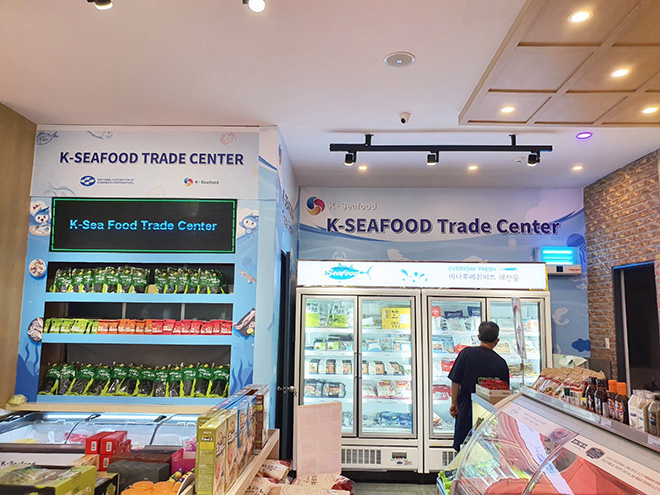 &nbsp;K-SEAFOOD quay trở lại với gian hàng tại hệ thống siêu thị Vina Fresh Meat.