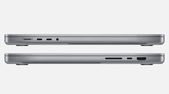 Thiết kế&nbsp;MacBook Pro 16 inch 2021 có cạnh phẳng.